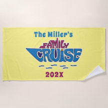 Family Cruise Word Art Custom