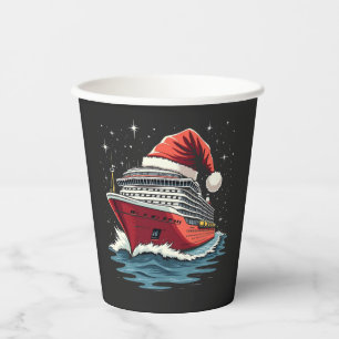 Family Cruising Cruise ship Matching Christmas Paper Cups