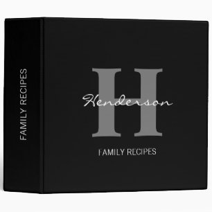 family custom personalized family recipes 3 ring b binder
