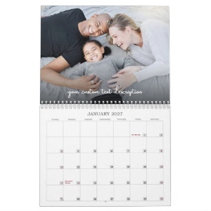 Family Custom Photo Calendar