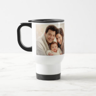 Family Custom Photo trendy modern gift Travel Mug