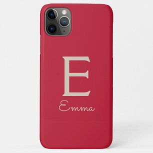 family, customizable text, monogram, nickname, iPhone 11 pro max case