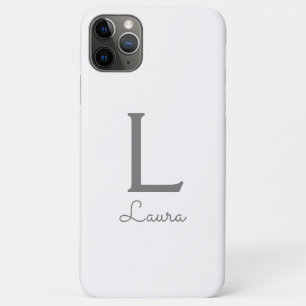 family, customizable text, monogram, nickname, iPhone 11 pro max case