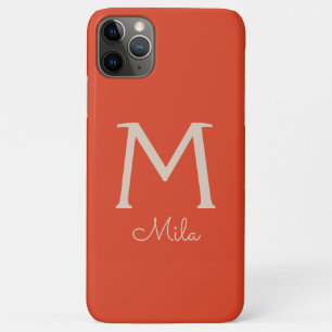 family, customizable text, monogram, nickname, iPhone 11 pro max case