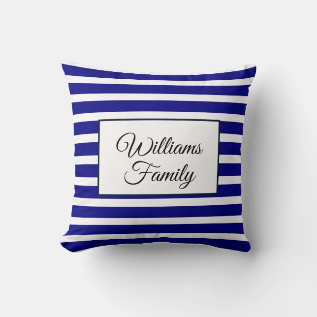 Family customized Throw Pillow (Front)