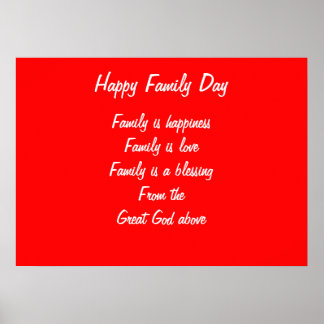 Family Day Poster