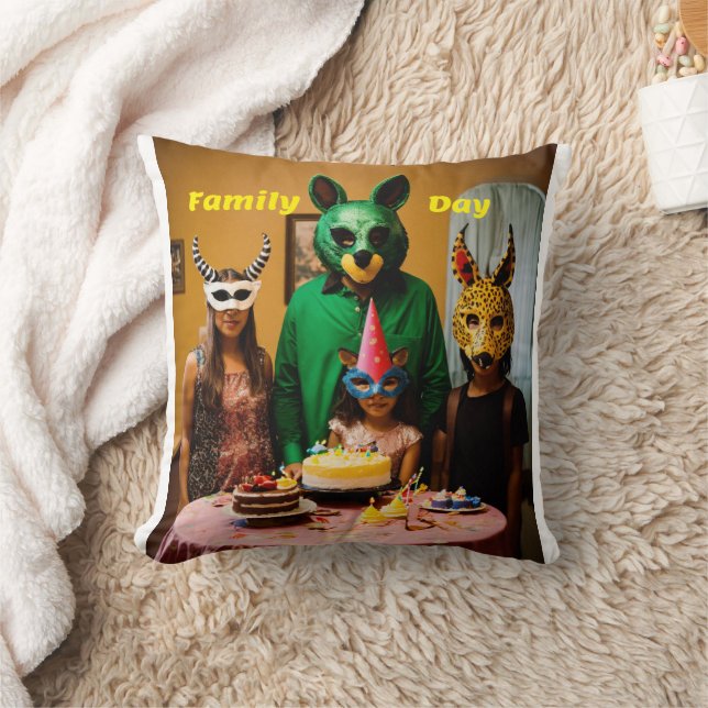 FAMILY DAY THROW PILLOW (Blanket)
