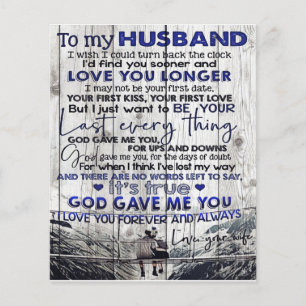 Family Decoration   To My Husband Design  Flyer