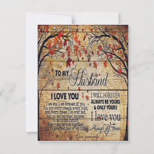 Family Decoration, To My Husband Gift Invitation