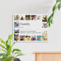 Family Definition Personalized 16 Photo Collage