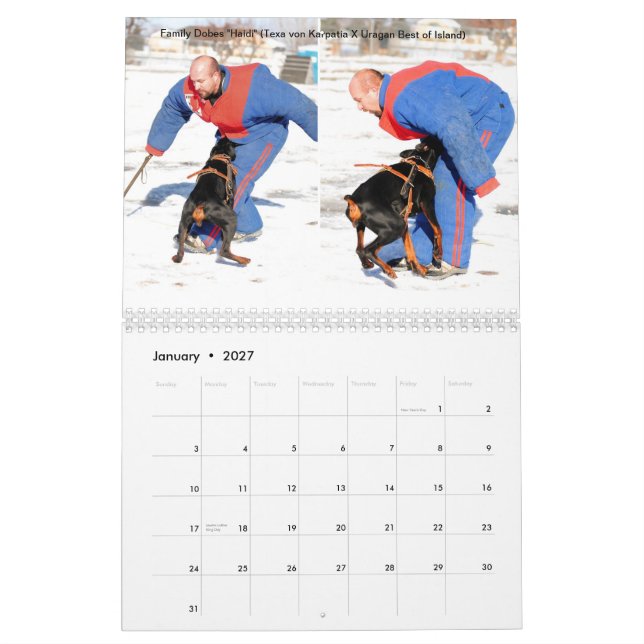 Family Dobes Protection Calendar 2013 (Jan 2027)