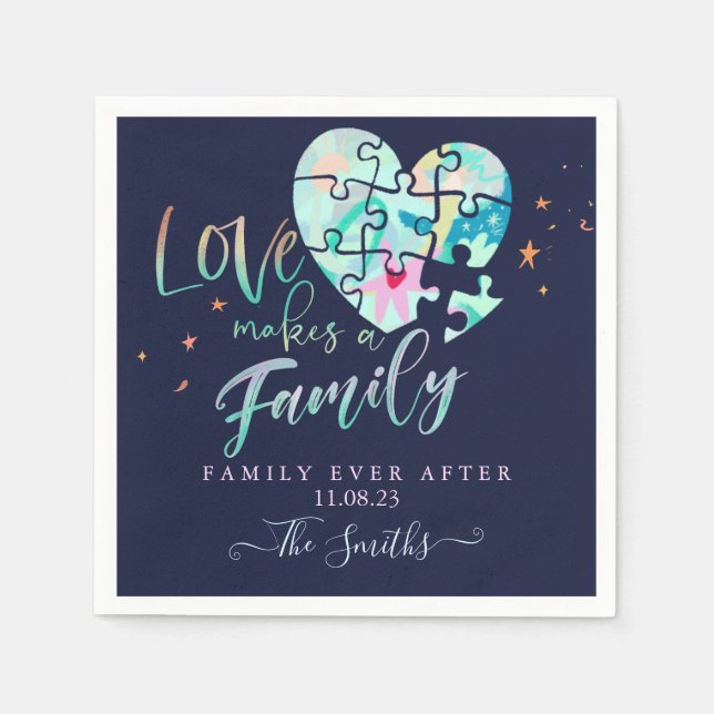 Family Ever After Napkin (Front)