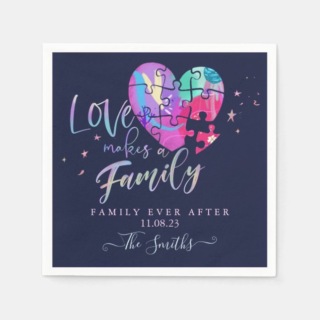 Family Ever After Napkin (Front)