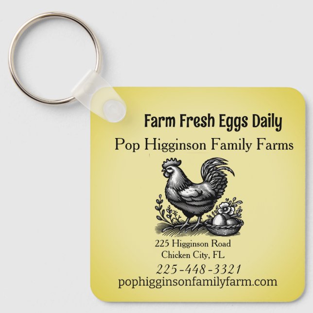 Family Farm Keychain (Front)
