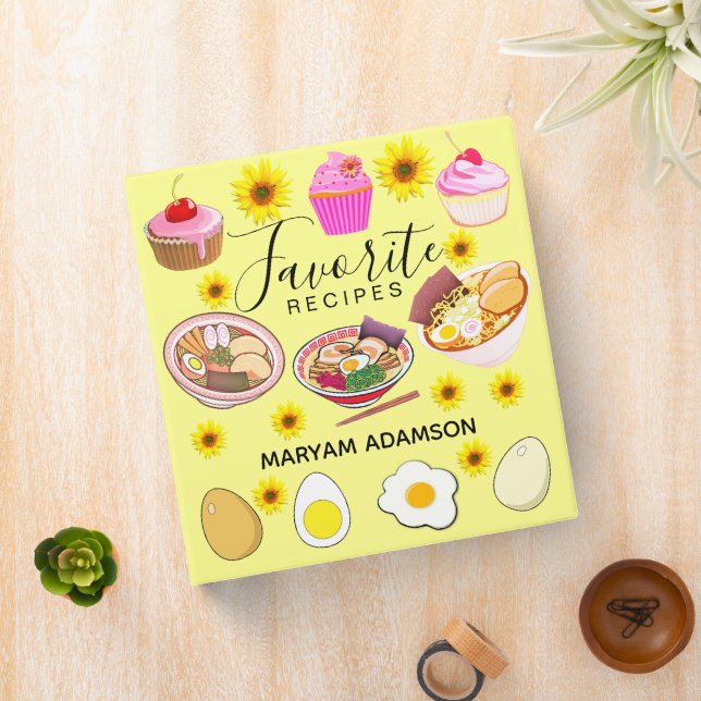 Family Favourite Recipes | Recipe Storage Binder (In Situ)