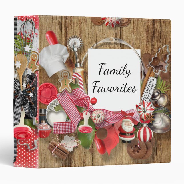 Family Favourites Recipe Book Binder (Front/Spine)