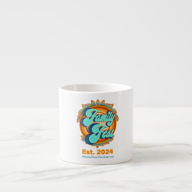 Family Fest Espresso Mug (Front)