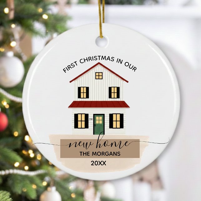 Family First Christmas Housewarming New Home  Ornament (Creator Uploaded)