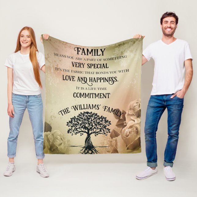 Family Fleece Blanket (In Situ)