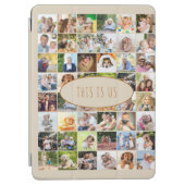 Family Friends 40 Photo Collage This is Us Cream iPad Air Cover (Front)