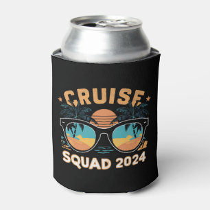 Family Friends Vacation Cruising Ship Trip 2024 Can Cooler