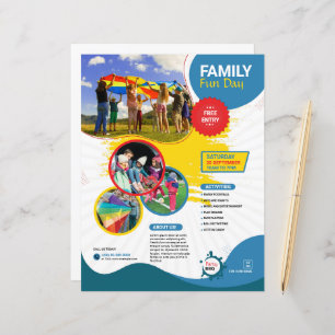 Family Fun Day Flyer Template