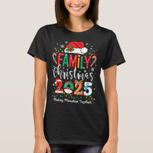 Family Funny Christmas Matching 2025 Santa Tee Paj
