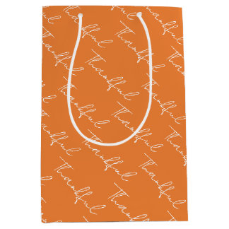 Family gathering Thanksgiving Dinner Medium Gift Bag