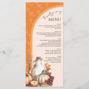 Family gathering Thanksgiving Dinner  Menu