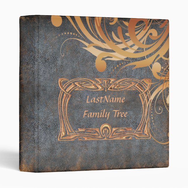 Family Genealogy Photo Album Binder (Front/Spine)