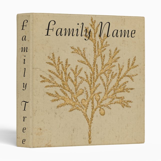 Family Genealogy Tree Binder (Front/Spine)