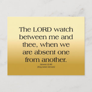 Family Genesis 31 Postcard