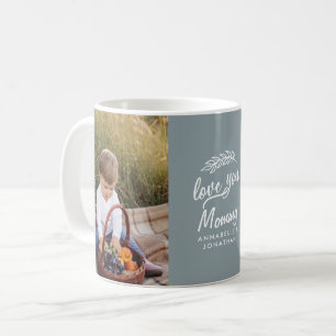 family gift photo grandchild simple typography coffee mug