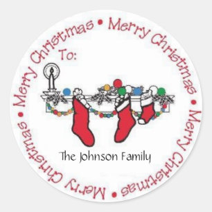 Family Gift tag Sticker