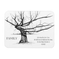 Family: Gnarled Tree: Love, Unity: Pencil Drawing