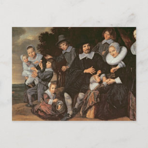 Family Group in a Landscape, c.1647-50 Postcard
