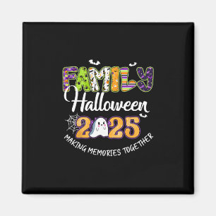 Family Halloween 2025 Making Memories Together Cru Magnet