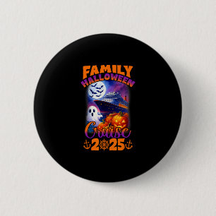 Family Halloween Cruise 2025 Fun For Families Spoo 2 Inch Round Button