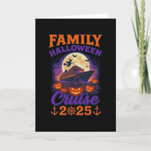 Family Halloween Cruise 2025 Matching Family Cruis Card
