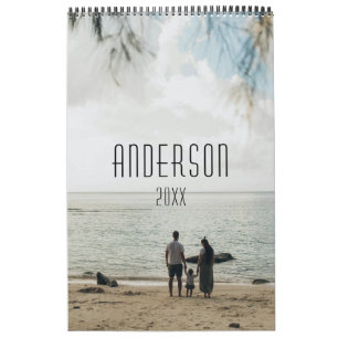 Family happiness cute personalized  calendar