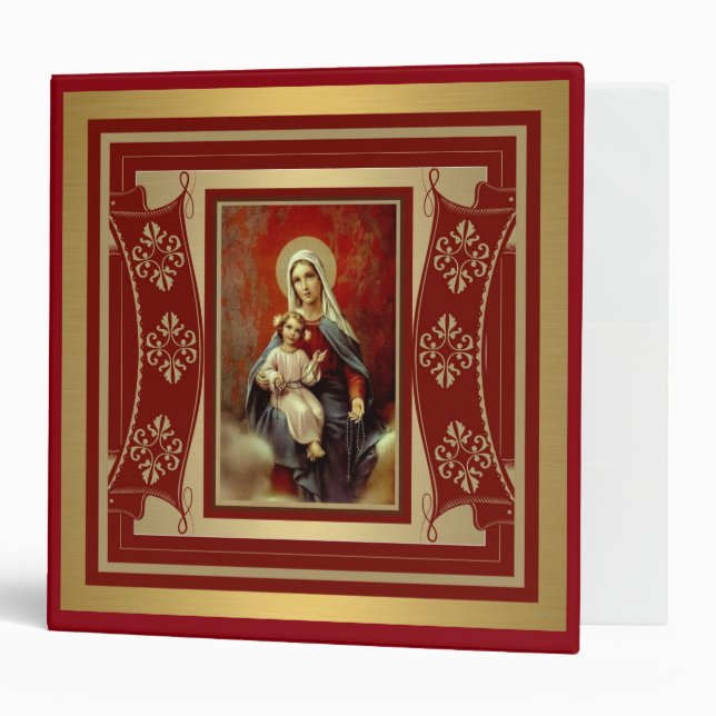Family Heirloom Keepsake 3 Ring Binder (Front/Inside)