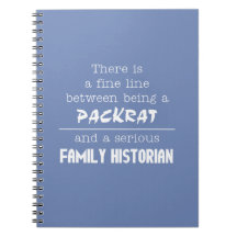 Family Historian Notebook (Customize Your Colour)