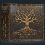 Family History and Genealogical Binder<br><div class="desc">A vintage faux leather book look helps create an interesting look for your family records.</div>