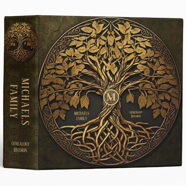 Family History and Genealogy Binder (Front/Spine)