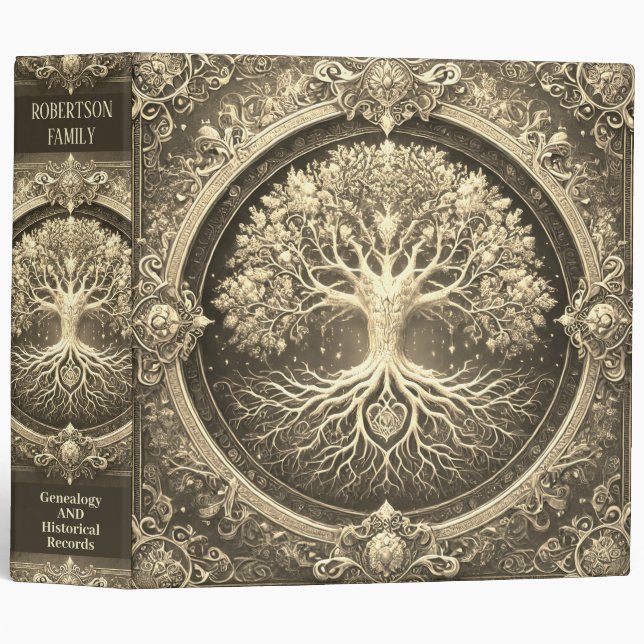 Family History and Genealogy Binder (Front/Spine)