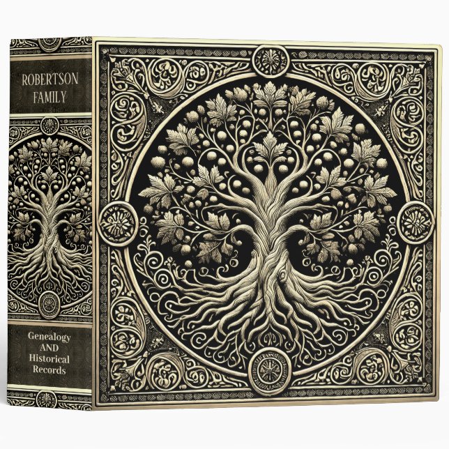 Family History and Genealogy Binder (Front/Spine)
