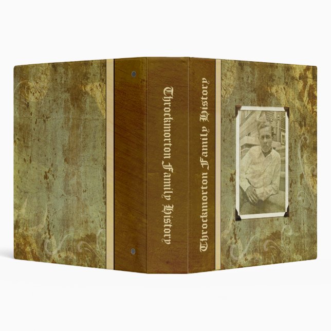 Family History (B&W photos only) 1.5" Binder (Background)