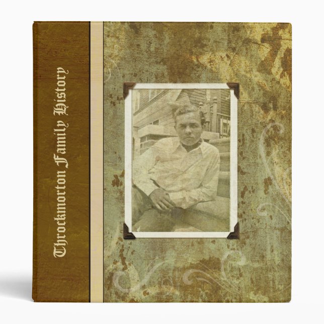 Family History (B&W photos only) 1" Binder (Front)