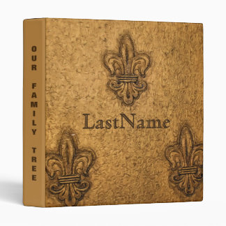 Family History Genealogy Custom | Fleur de Lis Binder
