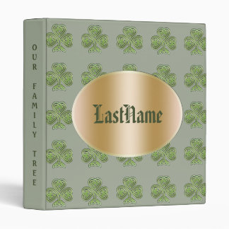 Family History Genealogy Custom Irish Celtic Binder